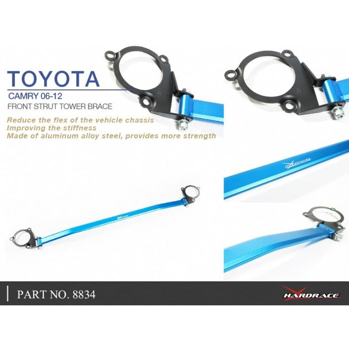 Hardrace Front Strut Tower Brace Toyota, Lexus, Camry, Es, Xv40 07-12, Xv50 13-17