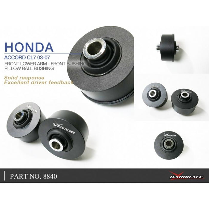Hardrace Front Bushing Front Lower Arm (Pillow Ball), Honda, Accord Tl, Euro, Tsx, Cl7/8/9, Cl9, Ua6 04-08, Uc1