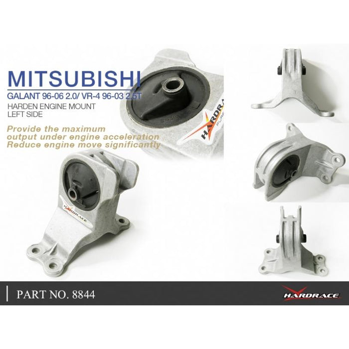 Hardrace Left Side Hardened Engine Mount Mitsubishi, Galant, 98-05