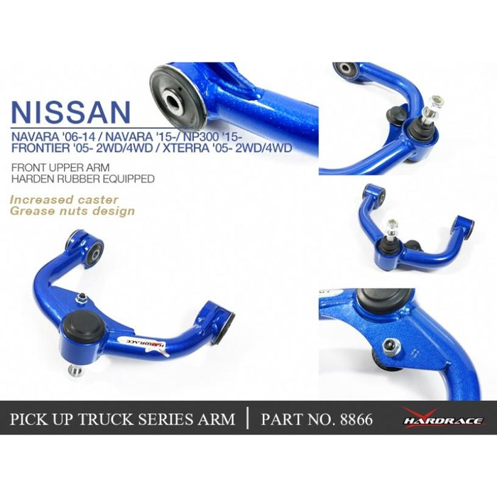 Hardrace Front Upper Arm Nissan, Navara/Frontier/Np300, Pathfinder, D40 04-15, D23 14-Present, R51 200
