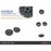 Hardrace Front Reinforced Strut Mount Damper Honda, City, Crz, Jazz/Fit, Hrv, Gd1/2/3/4, Zf1/2, 14-Present, Ge6/7/8/9,