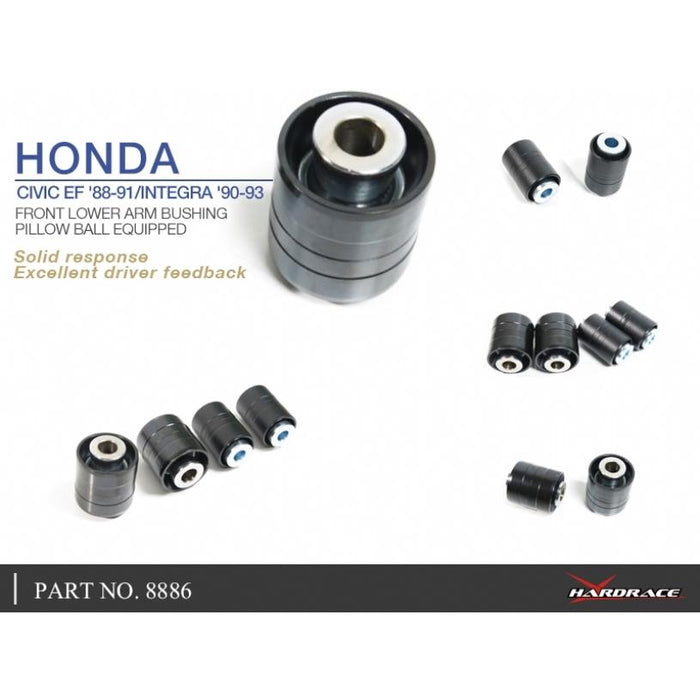 Hardrace Front Lower Arm Bushing Honda, Civic, Crx, Integra, Ef6/7/8, Da 90-93, Ec/Ed/Ee/Ef