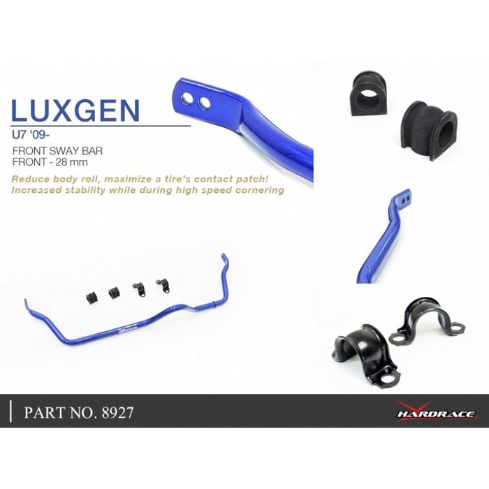 Hardrace Front Sway Bar 28Mm 5Pcs/Set Luxgen, U7, 10-