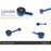 Hardrace Engine Rear Mount-Rod Luxgen, U6, 13-