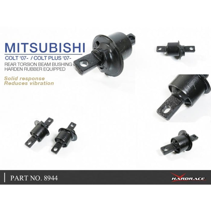 Hardrace Rear Torsion Beam Bushing Mitsubishi, Colt, Colt Plus, 07-13, Z30 02-12