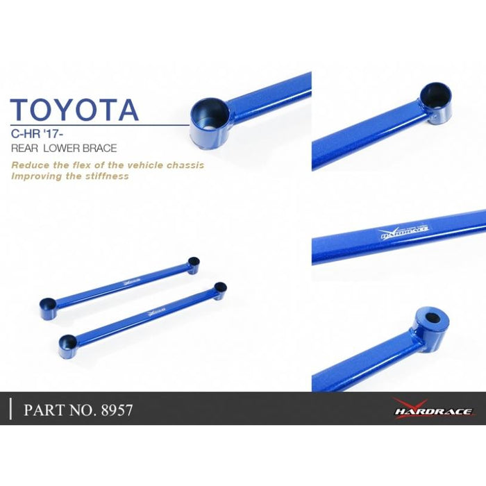 Hardrace Body Reinforced Bar Toyota, Chr, Camry, Corolla/Altis/Auris, 17-Present, Auris E210 18-, Xv70 17-