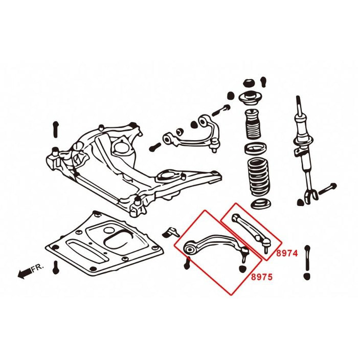 Hardrace Front Lower Front Arm Rh+Lh Bmw, 5/6 Series , F06/F12/F13, F10/F11/F07