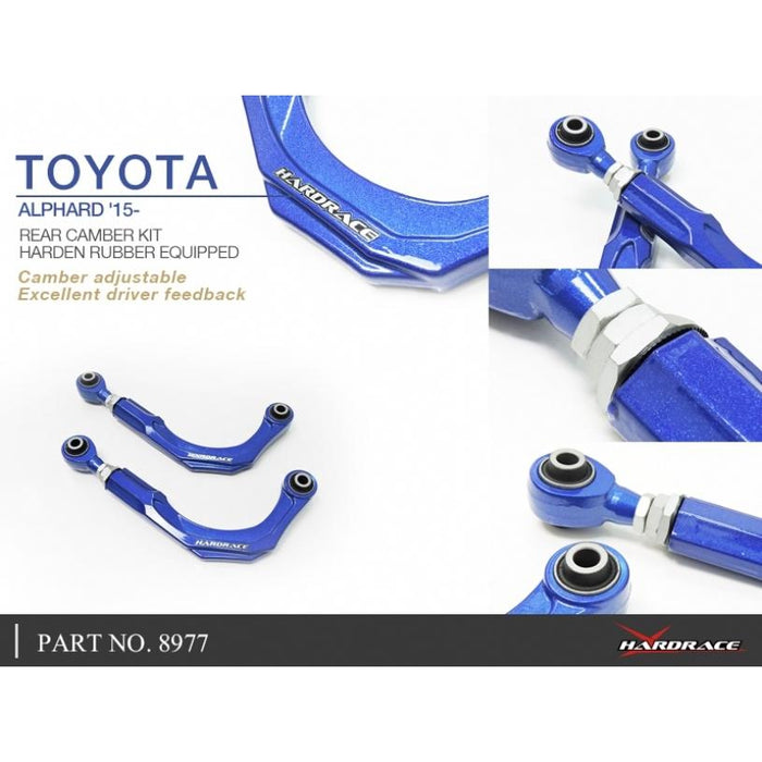 Hardrace Rear Camber Kit Toyota, Alphard/Vellfire, 15-Present