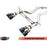AWE Tuning BMW F8X M3/M4 Resonated Track Edition Exhaust - Chrome Silver Tips (102mm)
