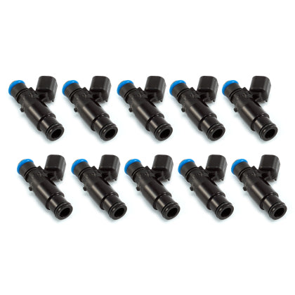 Injector Dynamics 1700cc Injectors - 48mm Length - 14mm Top - 14mm Black Lower O-Ring (Set of 10) Dodge / Chrysler Viper 08+