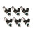 Injector Dynamics ID1050X Injectors 14mm (Grey) Adaptor Top GTR Lower Spacer (Set of 6) Infiniti G37