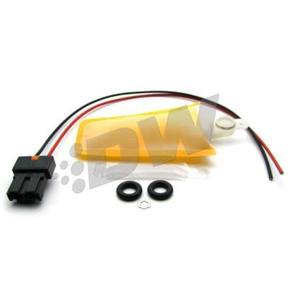 DeatschWerks 340lph DW300C Compact Fuel Pump w/ 04+ Lotus Elise/Exige Set Up Kit (w/ Mounting Clips)