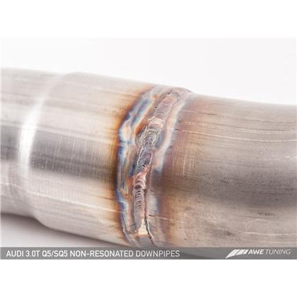 AWE Tuning Audi 8R 3.0T Non-Resonated Downpipes for Q5 / SQ5