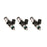 Injector Dynamics 1700cc Injector 14mm (Grey) Adapter Tops Set of 3 Ski-Doo 1200 E-Tec 09-12