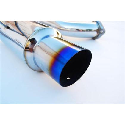 Invidia 08-09 WRX Sedan 76mm (101mm tip) REGULAR Titanium Tip Cat-back Exhaust