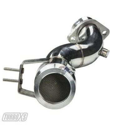 Turbo XS 2015+ Ford Mustang Ecoboost Downpipe w/ High Flow Catalytic Converter