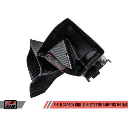 AWE Tuning BMW F9X M5/M8 4.4T S-FLO Carbon Grille Inlets