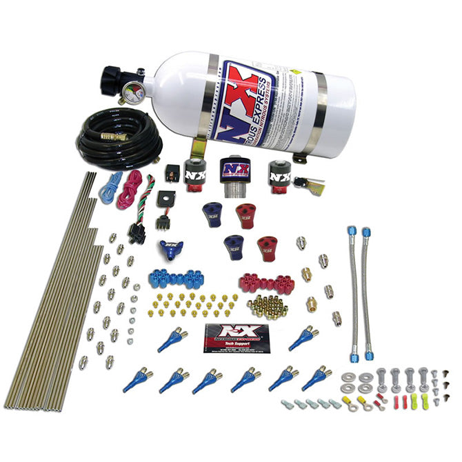 Nitrous Express Pro-Shk/Gas 2 Fuel 1 Supershark Solenoid Nitrous Kit (200-600HP)