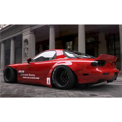 GReddy 93-96 Mazda RX-7 Rocket Bunny Full FD3S Rear Diffuser Kit Ver. 2 FRP Only