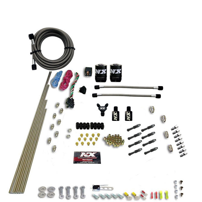 Nitrous Express 8 Cyl Dry Direct Port 2 Solenoids Nitrous Kit (200-600HP) w/o Bottle