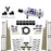 Nitrous Express 8 Cyl Dry Direct Port Three Stage 6 Solenoids Nitrous Kit (200-600HP)