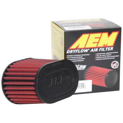AEM 2.75in Flange 6in x 4.5in Base 6in x 3.8125in Top 5in Height DryFlow Air Filter