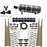 Nitrous Express 8 Cyl Dry Direct Port Four Stage 8 Solenoids Nitrous Kit (200-600HP)