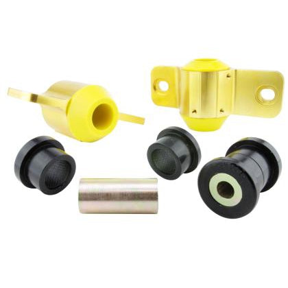 Whiteline 05-10 Mustang (Inc GT/Shelby GT500) C/A Lwr Inner Ft & Rr Bushing (Anti Dive/Caster Corr)