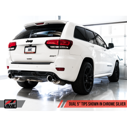 AWE Tuning 2020 Jeep Grand Cherokee SRT Track Edition Exhaust - Chrome Silver Tips