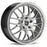 Enkei Lusso 18x7.5 42mm Offset 5x100 Bolt Pattern 72.6 Bore Hyper Silver w/ Machined Lip Wheel