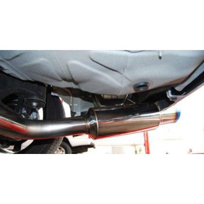 Invidia 08-09 WRX Sedan 76mm (101mm tip) RACING Titanium Tip Cat-back Exhaust
