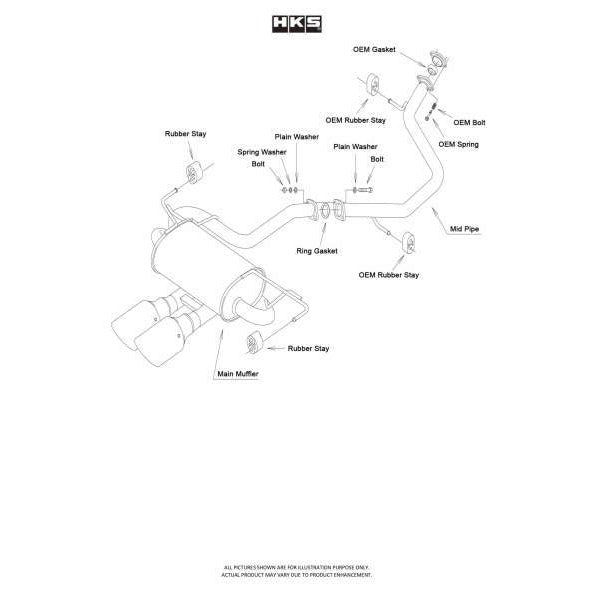 HKS Legamax Sports 2018 Toyota Corolla Sport 2ZR/8NR