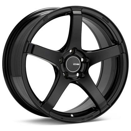 Enkei Kojin 17x8 45mm Offset 5x112 Bolt Pattern 72.6mm Bore Dia Matte Black Wheel