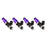Injector Dynamics 1700cc Injectors - 60mm Length - 14mm Purple Top - 14mm Lower O-Ring (Set of 4) BMW E30 M3 88-91