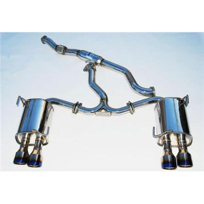 Invidia 11+ STI/WRX Sedan Only 76mm Q300 Titanium Tip Cat-back Exhaust