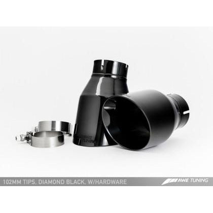AWE Tuning Audi C7 A6 3.0T Touring Edition Exhaust - Dual Outlet Diamond Black Tips