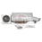 Wagner Tuning Honda Civic Type R FK2 Downpipe Kit w/o O2 Sensor