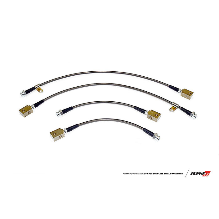 AMS Alpha Performance R35 GT-R Race Style SS Brake Lines