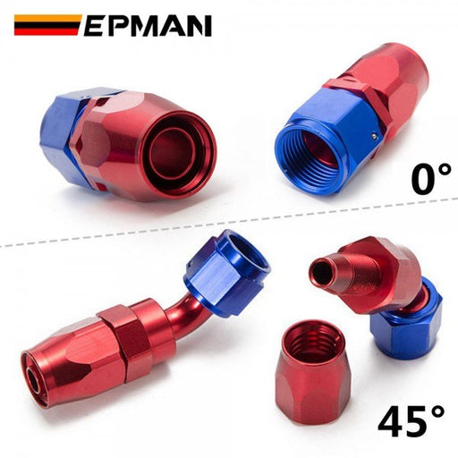 Epman - Universal AN4/6/8/10/12  0/45/90/180 Degree Swivel Hose End Fitting
