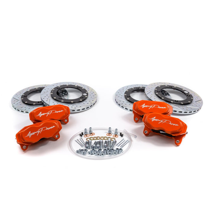 Agency Power 17-20 Can-Am Maverick X3 Big Brake Kit - Red w/White Logo