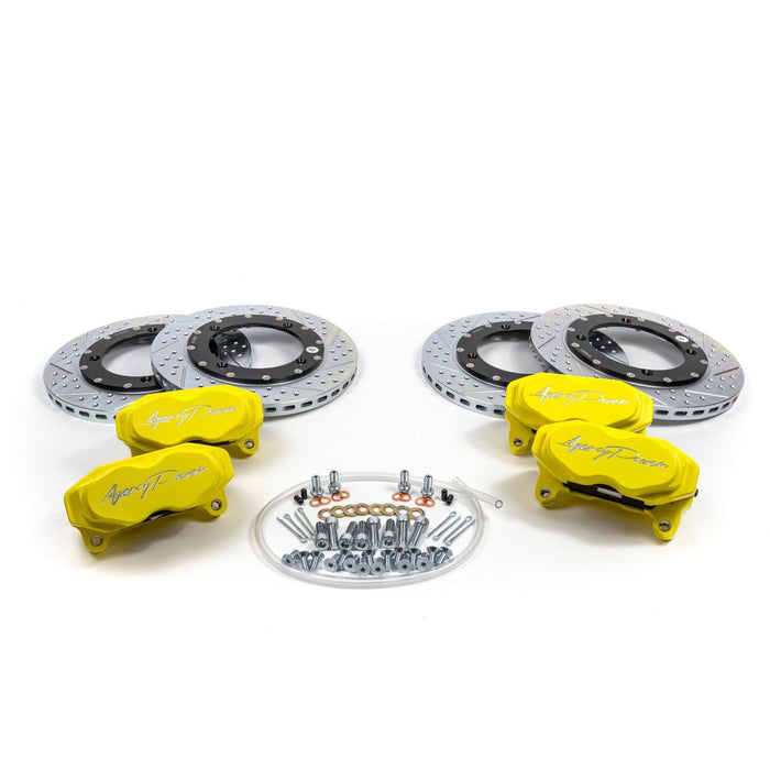 Agency Power 17-20 Can-Am Maverick X3 Big Brake Kit - Red w/White Logo