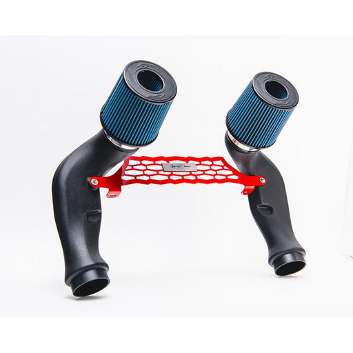 Agency Power 18-19 Polaris RZR RS1 High Flow Air Intake Kit - Red Cross Brace