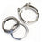 ATP Turbo 2.5" Stainless V-Band Flange and Clamp Set - Male/Female