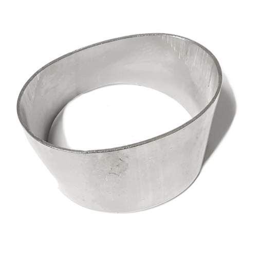 ATP Turbo 3" Round to Oval Transition, stainless, GT28/GT30RWG flange