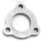 ATP Turbo Flange, turbine inlet, 3 bolt, for GT1241 Turbo, mild steel