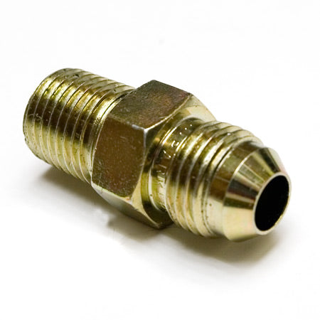 ATP Turbo Fitting, 1/4" NPT to 6AN Flare, Male to Male, Straight Adapter