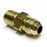ATP Turbo Fitting, 1/4" NPT to 6AN Flare, Male to Male, Straight Adapter