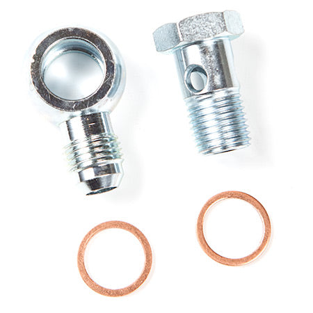 ATP Turbo Steel Banjo Fitting Kit - 14mm With -6 AN Male Flare
