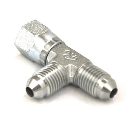 ATP Turbo Tee, -4AN 3 Way (Male, Male, and Female Ends)