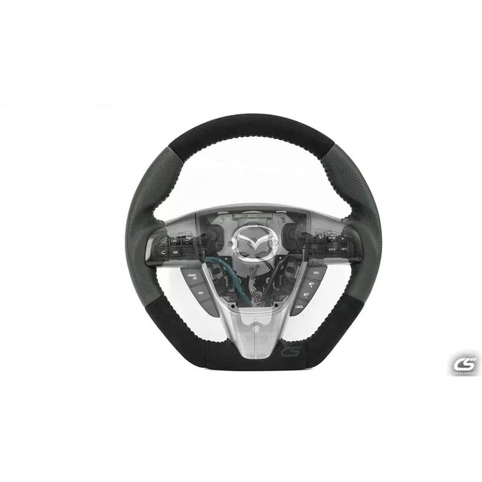 CorkSport Leather Steering Wheel - MS3 Gen 2